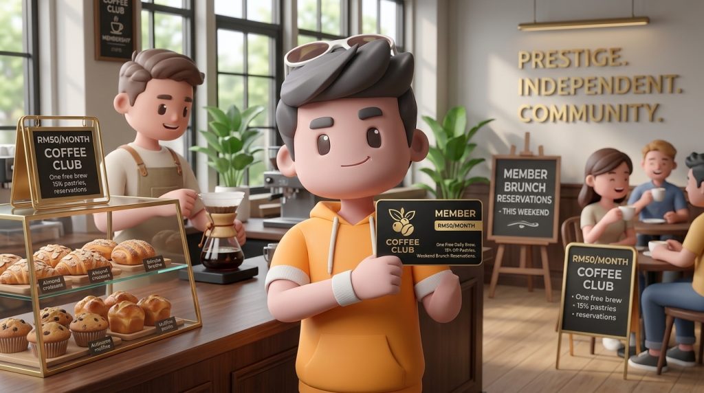 Cafe Issue Paid Membership For Monthly Subscription For Free Coffee