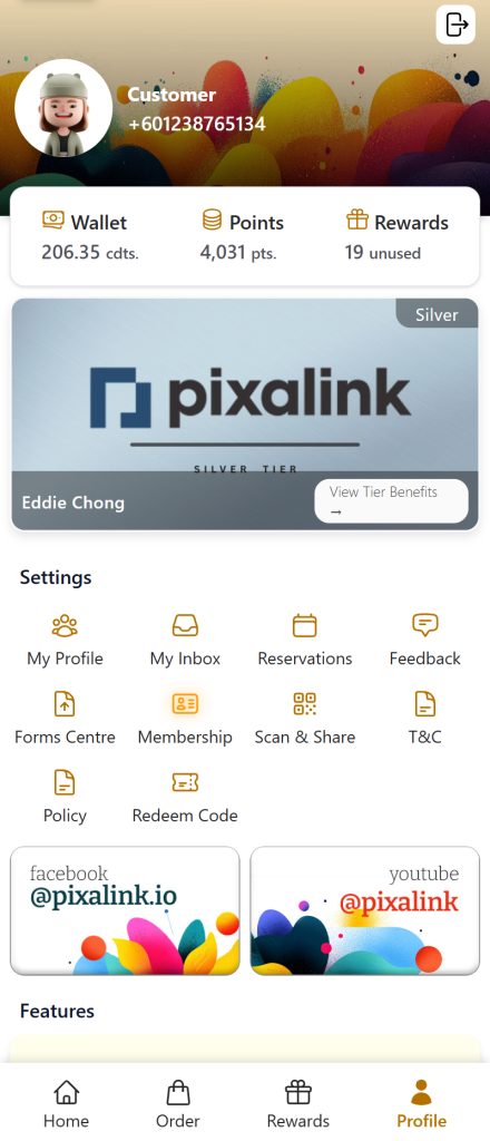 Pixalink Loyalty Program In Malaysia Mini Program Software (1)